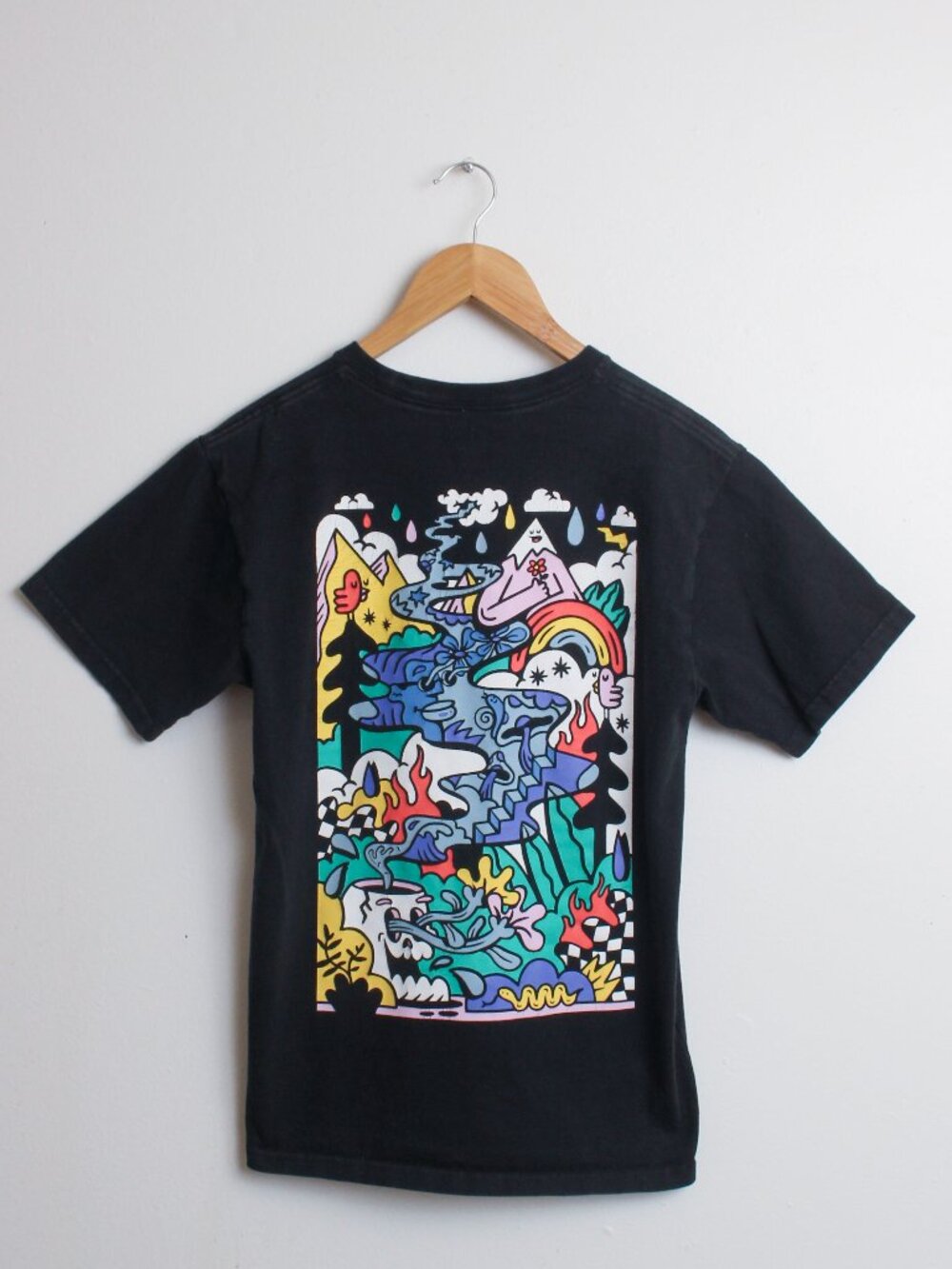 Vans Hannah Eddy Shirt Unisex S Black Off The Wall Mindset Matters Skater Tee